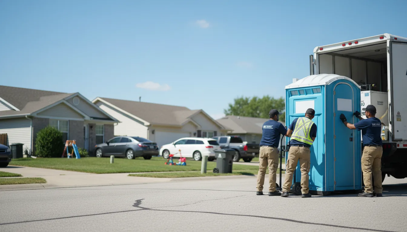 Standard Porta Potty Rentals in Evansville, IL near me